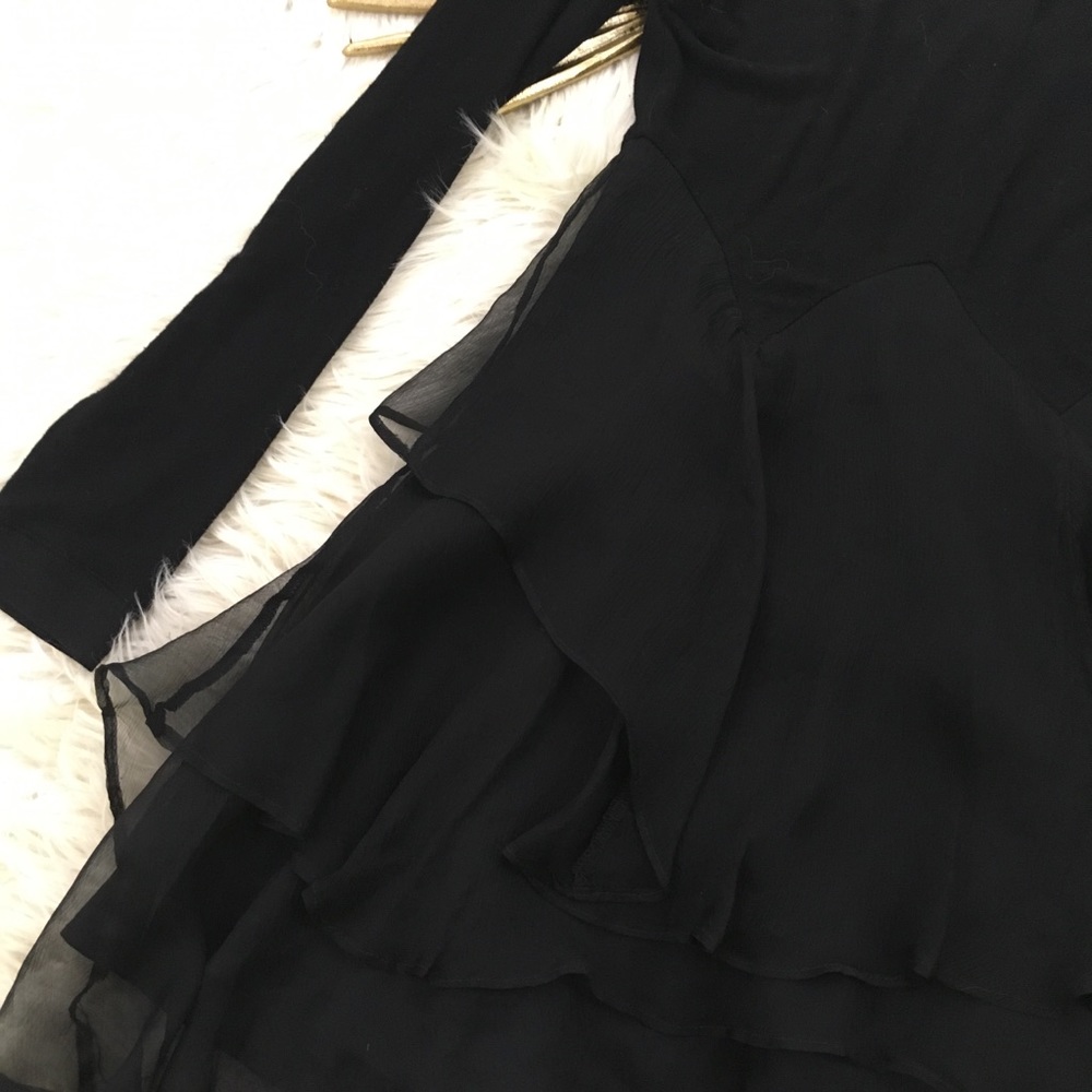 🖤SOLD🖤Twelve By Twelve Silk Ruffles Cardigan - Picture 7 of 8